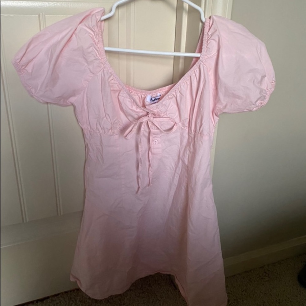 Light pink mini dress!